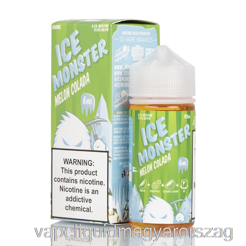 Ice Melon Colada - Jégszörny - 100ml 3mg Vape Folyadék